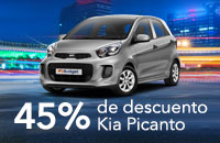 Alquila un Kia Picanto con 45% menos en Budget Perú