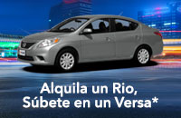 Alquila un Kia Rio, Llévate un Nissan Versa manual